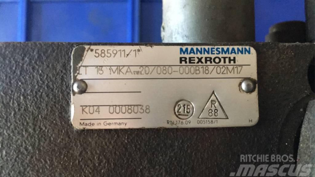 Rexroth MANNESMANN 595911/1 LT 13 MKA-20/080-000B18/02M17 Componenti idrauliche