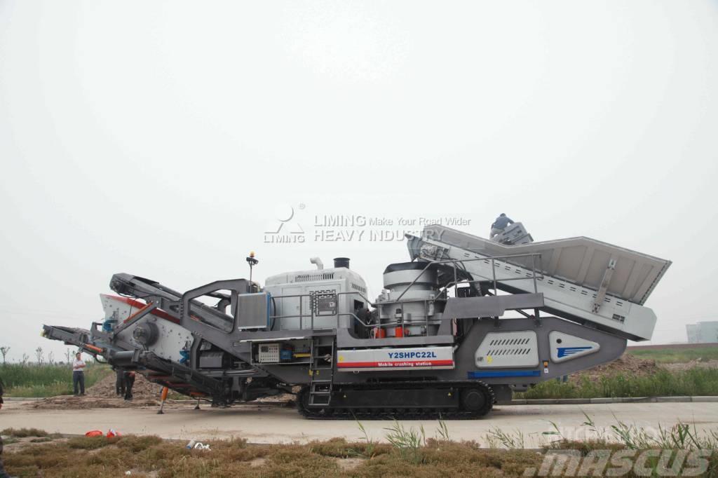 Liming Y3S2160 Mobile hydraulic Cone Crusher with Screen Frantoi mobili