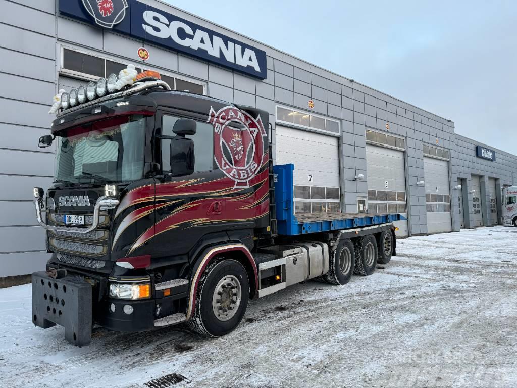 Scania Scania R580lb8x4*4 full plog Camion con gancio di sollevamento
