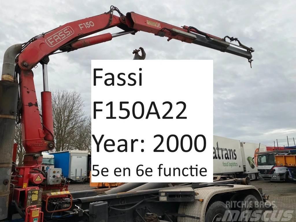 Fassi F150A22 5e + 6e functie F150A22 Gru da carico