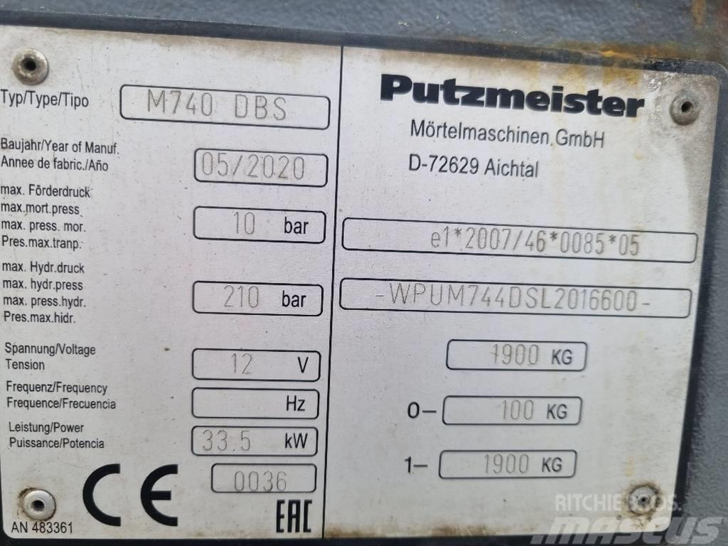 Putzmeister M 740/4 DBS Pompe per sottofondi