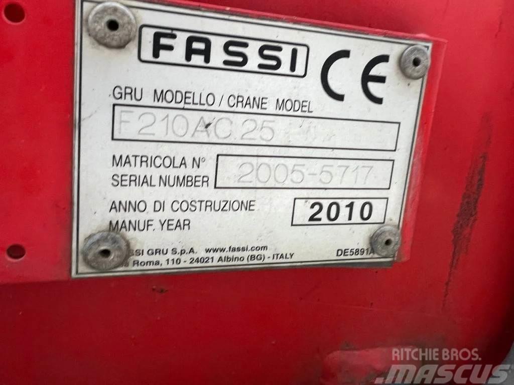 Fassi F210AC.25 + REMOTE CTRL + 5E & 6E FUNCTIE + ROTATO Gru da carico