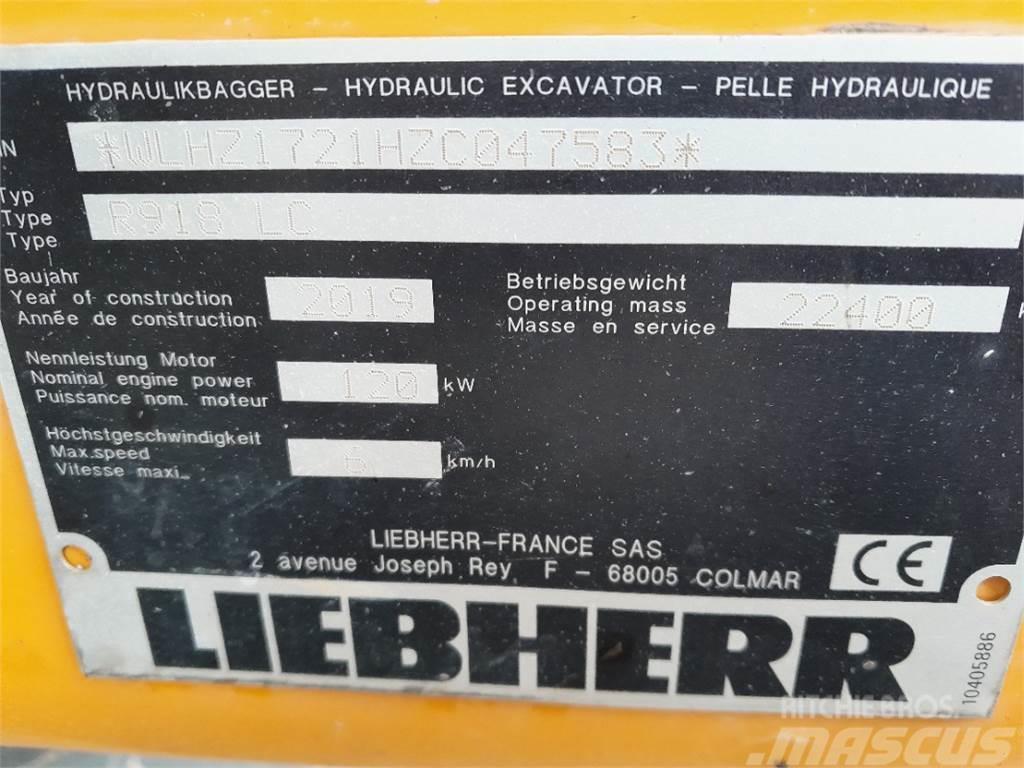 Liebherr R918 LC G6.0 Escavatori cingolati
