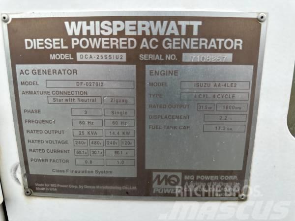 MultiQuip WHISPERWATT DCA25SSIU2 Generatori diesel
