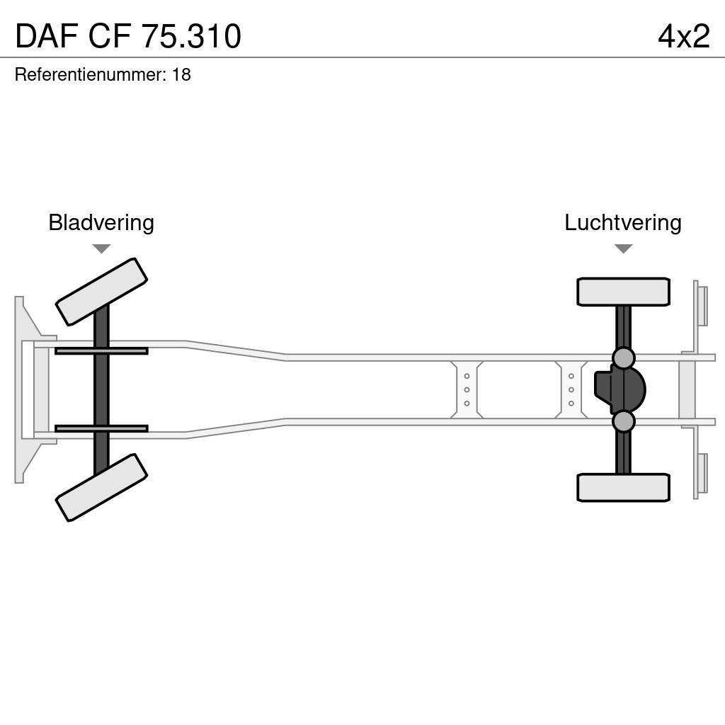 DAF CF 75.310 Camion con gancio di sollevamento