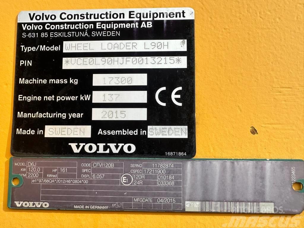 Volvo L 90 H Pale gommate