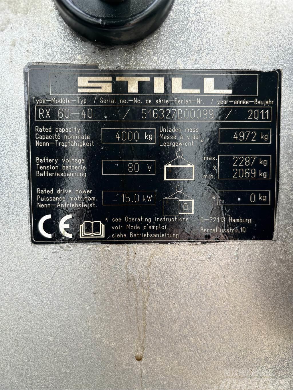 Still RX60-40 Carrelli elevatori elettrici