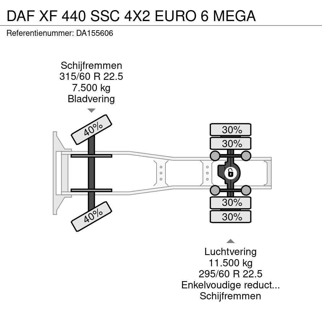 DAF XF 440 SSC 4X2 EURO 6 MEGA Motrici e Trattori Stradali