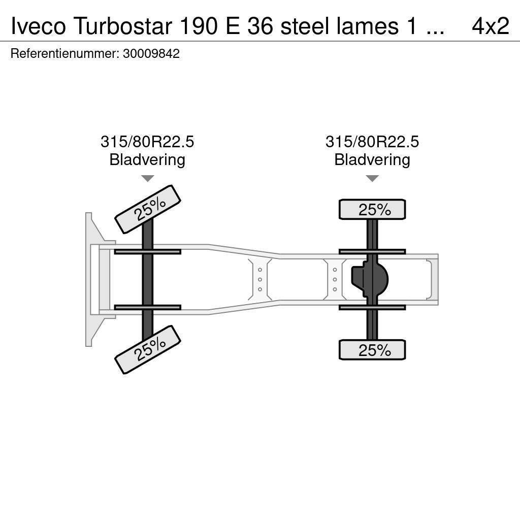 Iveco Turbostar 190 E 36 steel lames 1 hand Motrici e Trattori Stradali