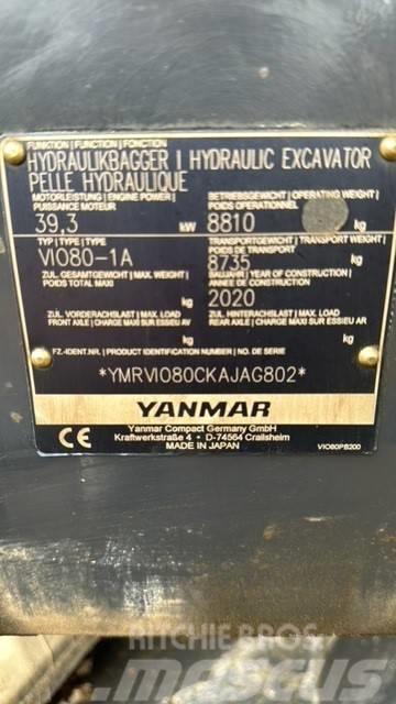 Yanmar Vio 80-1A Tilt Rotator Escavatori medi 7t - 12t