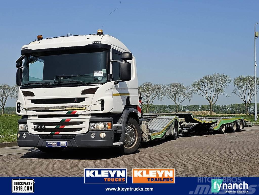 Scania P410 truck transporter Trasportatore per veicoli