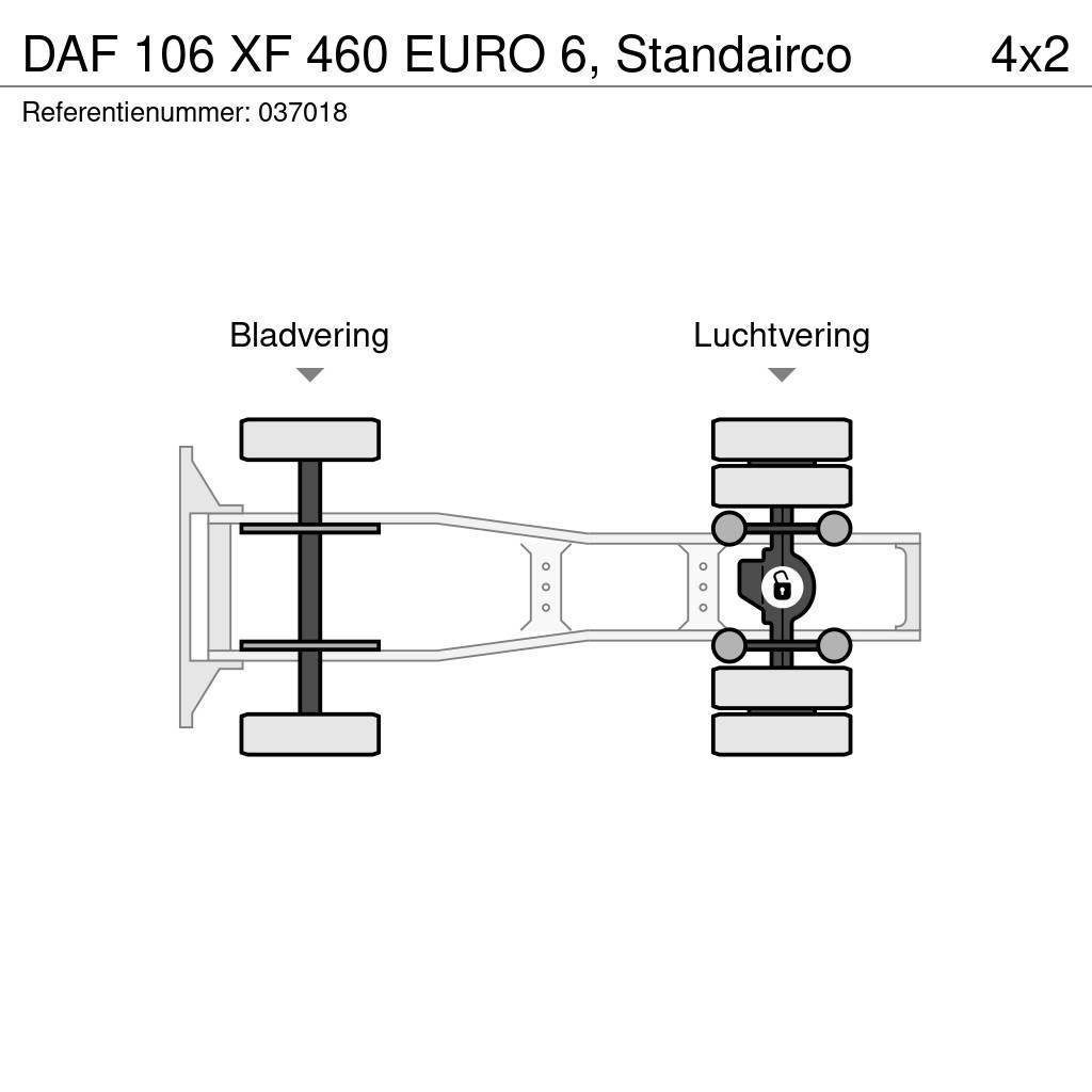DAF 106 XF 460 EURO 6, Standairco Motrici e Trattori Stradali