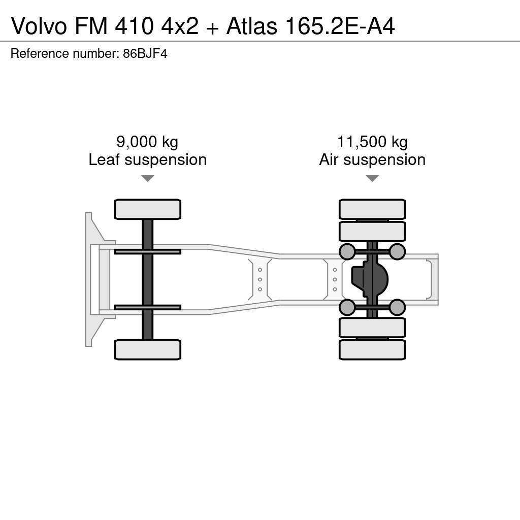 Volvo FM 410 4x2 + Atlas 165.2E-A4 Motrici e Trattori Stradali