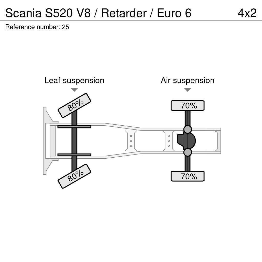 Scania S520 V8 / Retarder / Euro 6 Motrici e Trattori Stradali