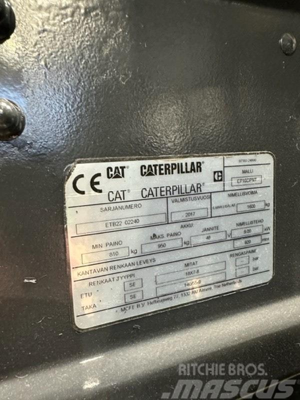 CAT EP 16 CPNT Carrelli elevatori elettrici