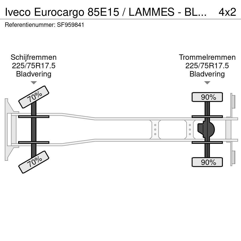 Iveco Eurocargo 85E15 / LAMMES - BLATT - SPRING Motrici centinate