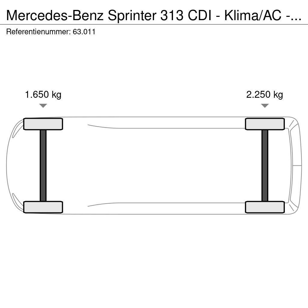 Mercedes-Benz Sprinter 313 CDI - Klima/AC - Joly B9 crane - 5 se Pick up/Fiancata ribaltabile