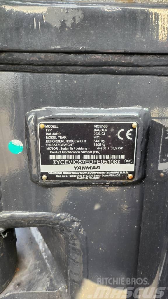 Yanmar Vio57-6B Advance Nullheck Powertilt HS03 Miniescavatori