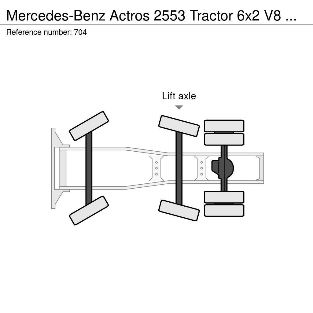 Mercedes-Benz Actros 2553 Tractor 6x2 V8 EPS Retarder Big Axle G Motrici e Trattori Stradali