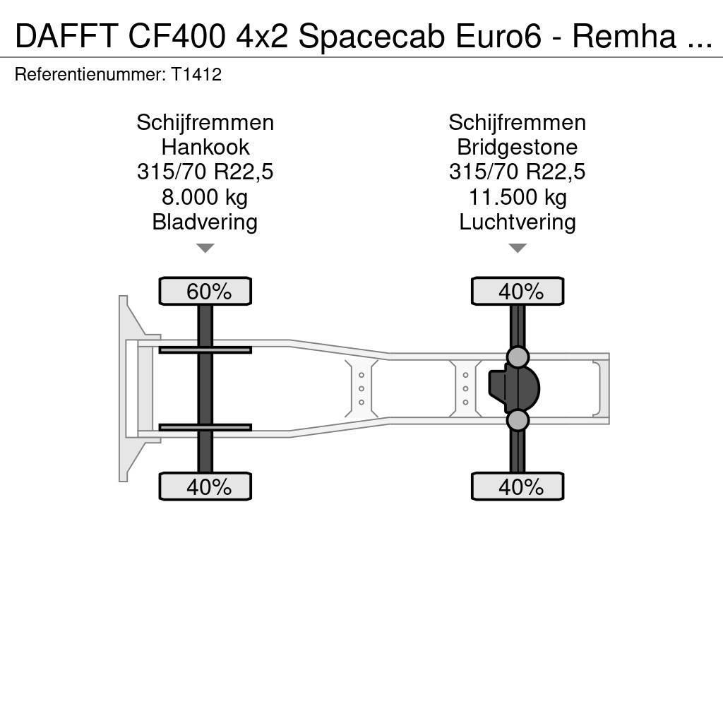 DAF FT CF400 4x2 Spacecab Euro6 - Remha - 615.000km - Motrici e Trattori Stradali