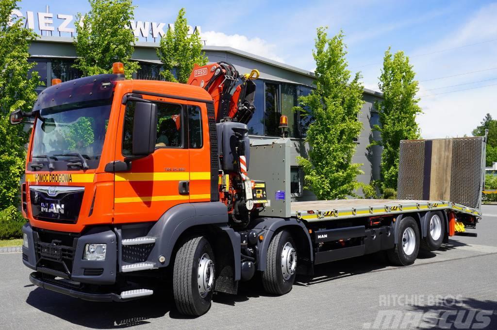 MAN TGS 35.360 E6 8×2 / Tow truck / Crane Fassi F235 Trasportatore per veicoli