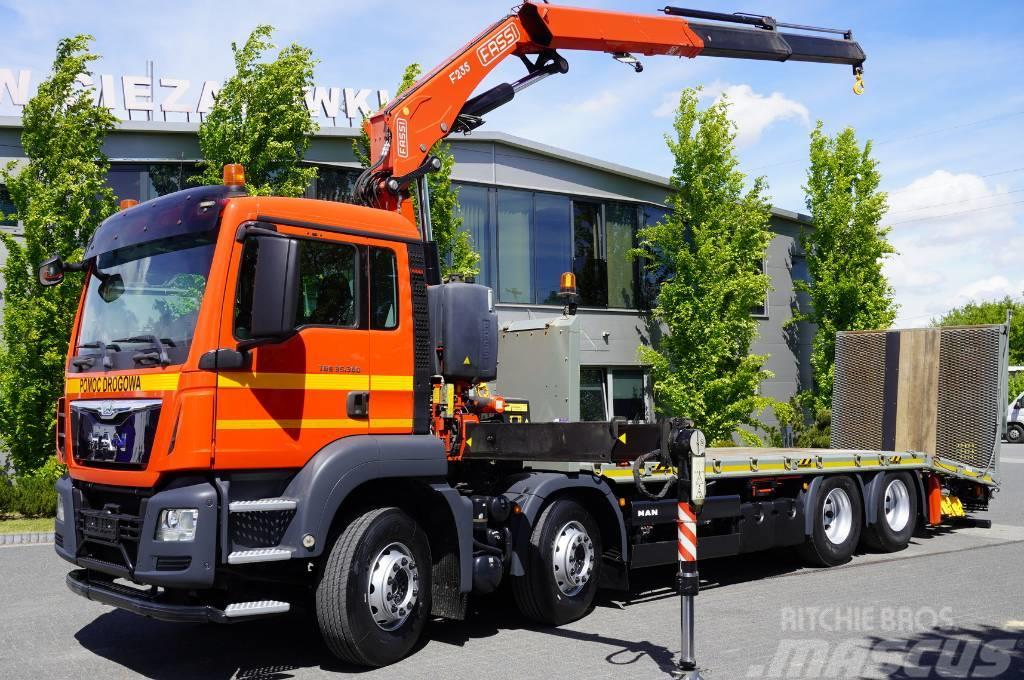 MAN TGS 35.360 E6 8×2 / Tow truck / Crane Fassi F235 Trasportatore per veicoli