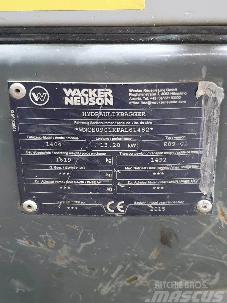 Wacker Neuson 1404 (E09-01) Miniescavatori