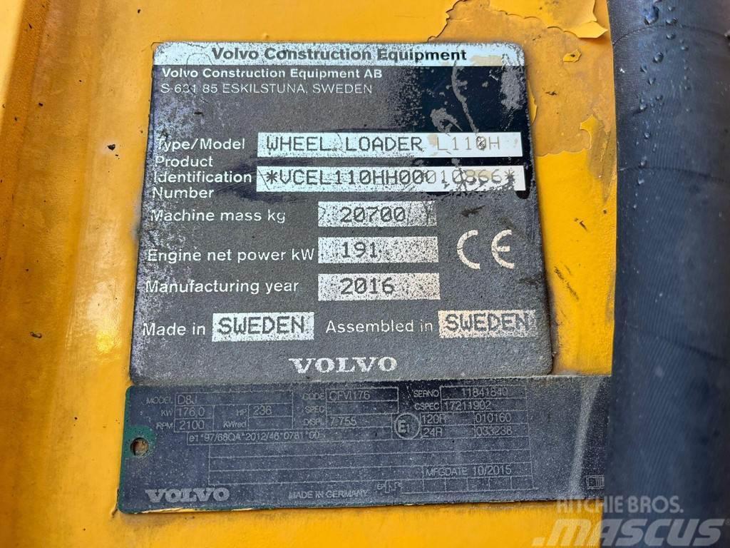 Volvo L 110 H 4x4 AC / CENTRAL LUBRICATION Pale gommate