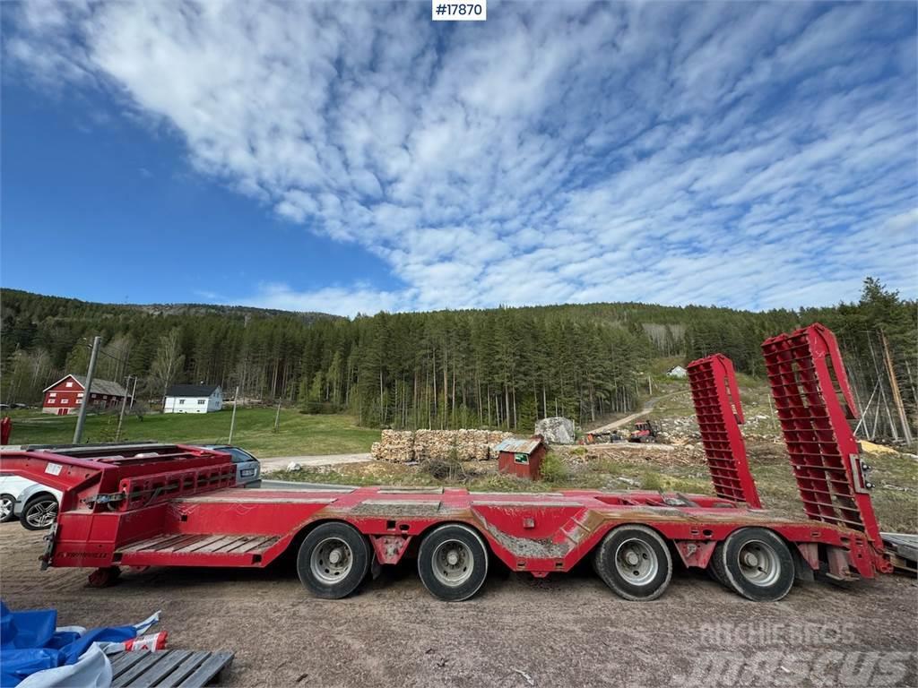 Faymonville TL40 Machine trailer w/ hydraulic driving bridge Other trailers