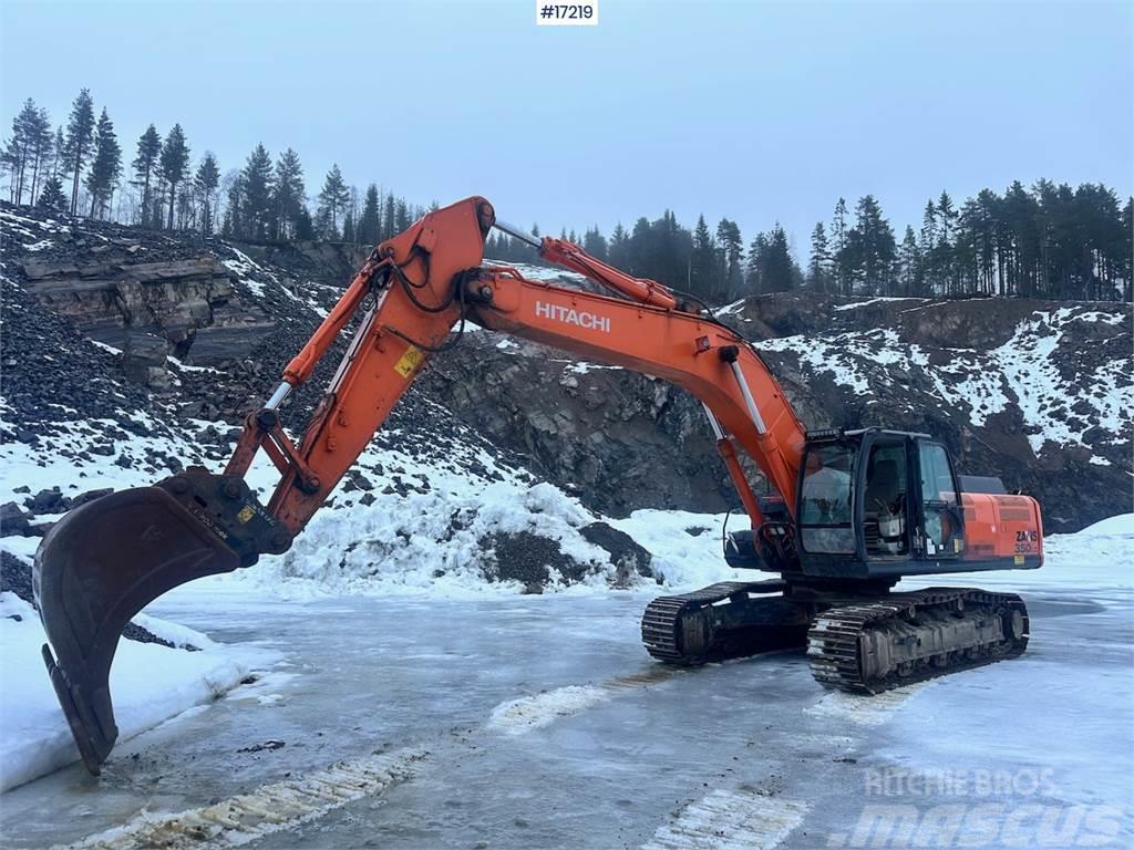 Hitachi ZX350LC-5B Crawler Excavator w/ Digging Bucket. Escavatori cingolati