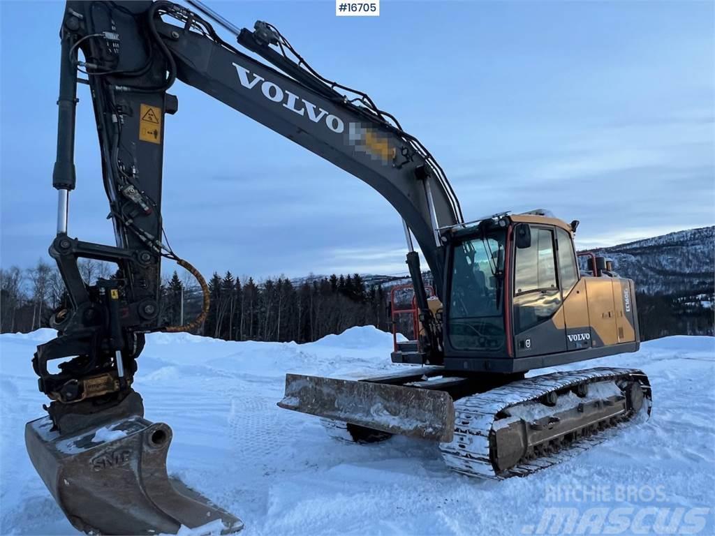 Volvo EC160EL crawler excavator w/ rototilt and grader b Escavatori cingolati