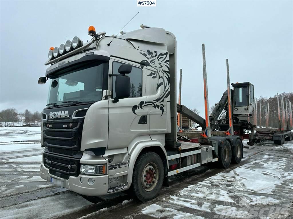 Scania R520 6X4 Camion trasporto legname