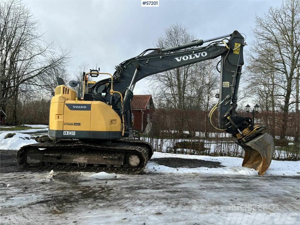 Volvo ECR145 D Excavator with Engcon tiltrotator and gri Escavatori cingolati