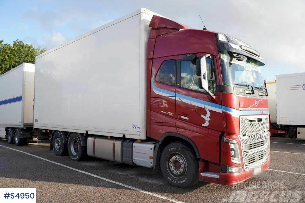 Volvo FH16 750 Box truck, SEE VIDEO Camion cassonati