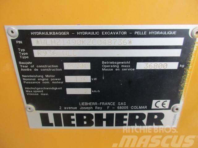 Liebherr R 936 Litronic Escavatori cingolati