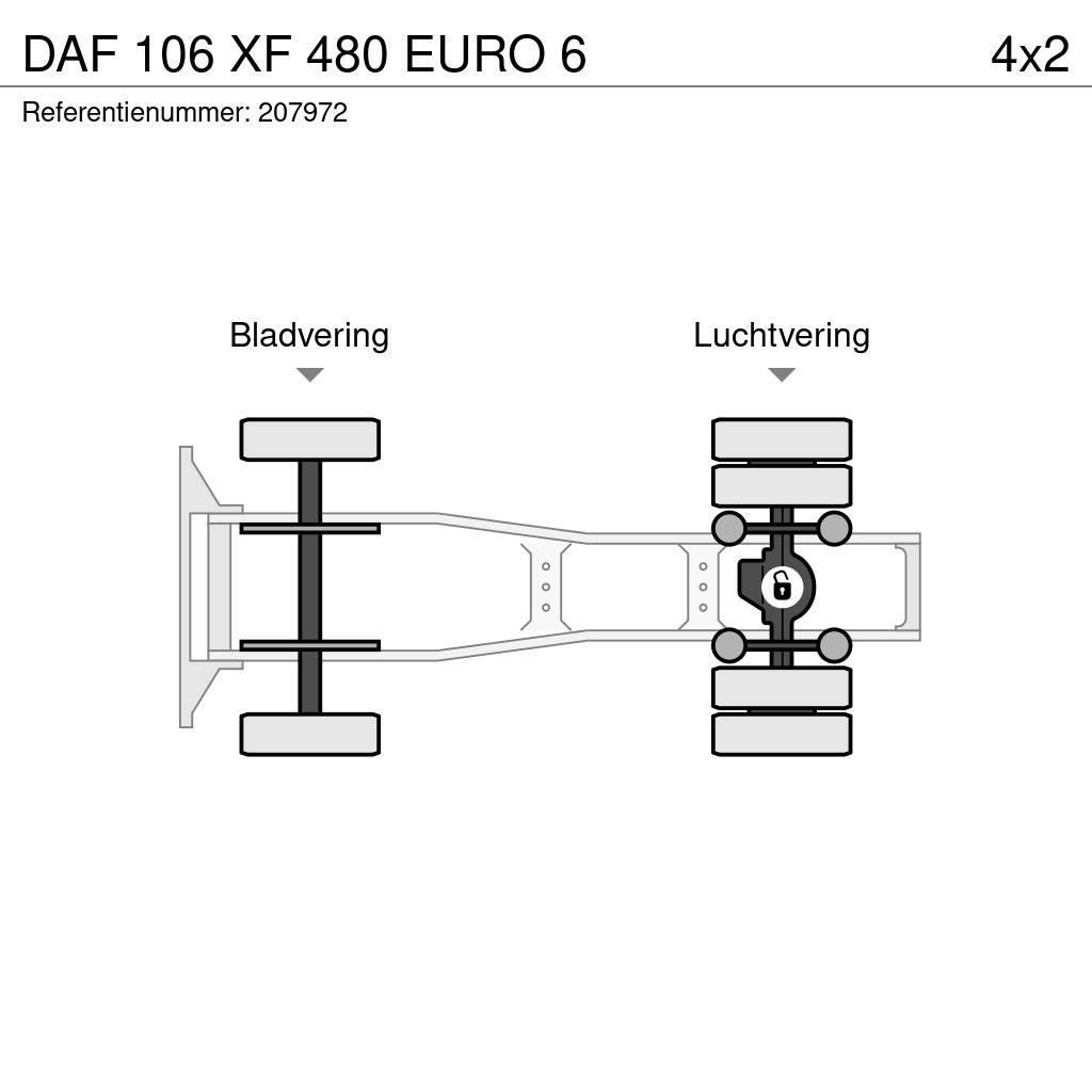 DAF 106 XF 480 EURO 6 Motrici e Trattori Stradali