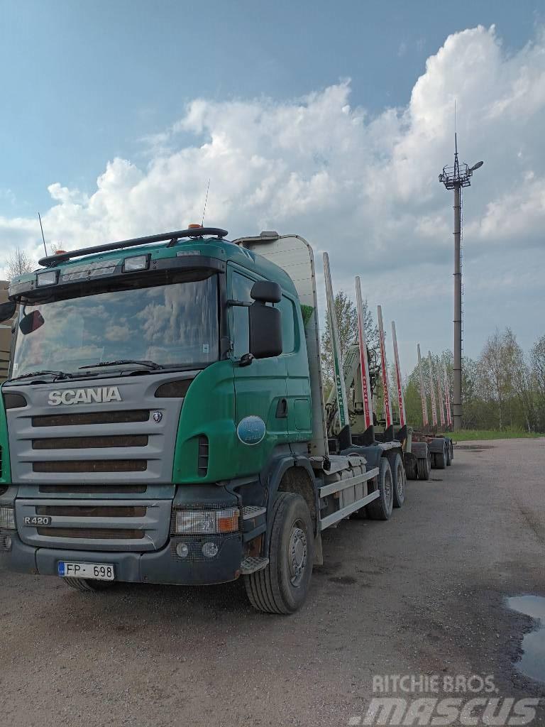 Scania R 420 Timber trucks