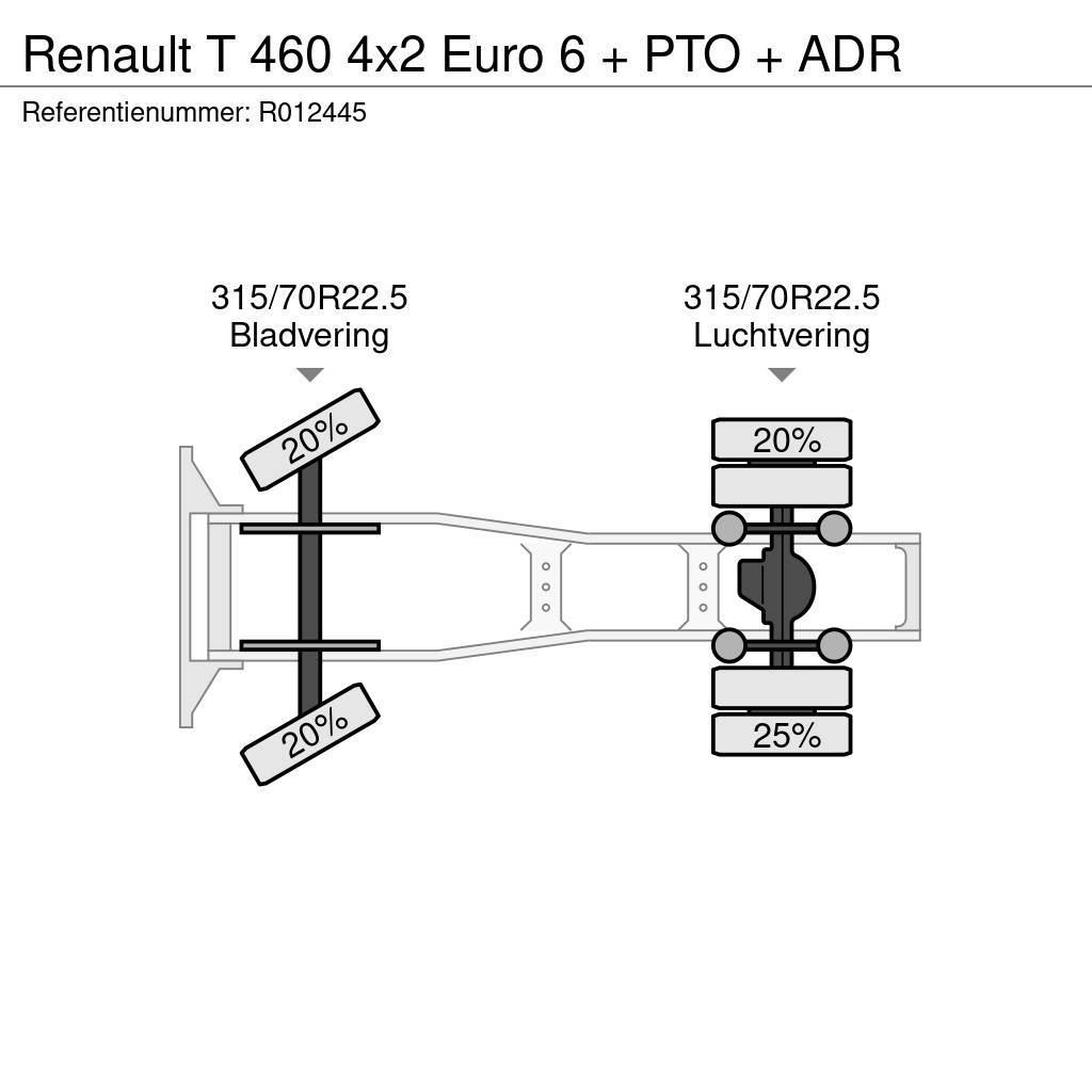 Renault T 460 4x2 Euro 6 + PTO + ADR Motrici e Trattori Stradali