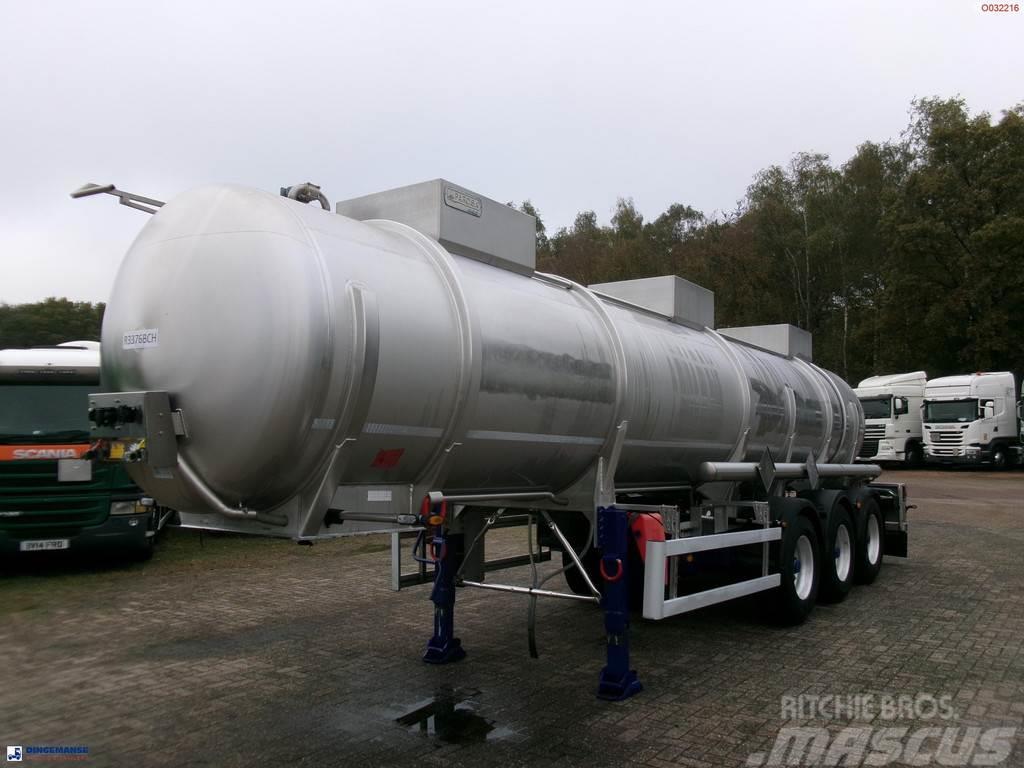  Parcisa Chemical tank inox L4BH 21.2 m3 / 1 comp + Semirimorchi cisterna