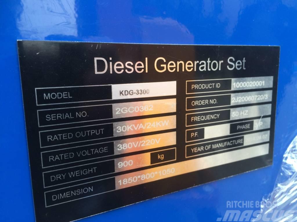 Kubota powred diesel generator set sq 3300 KOVO Generatori diesel