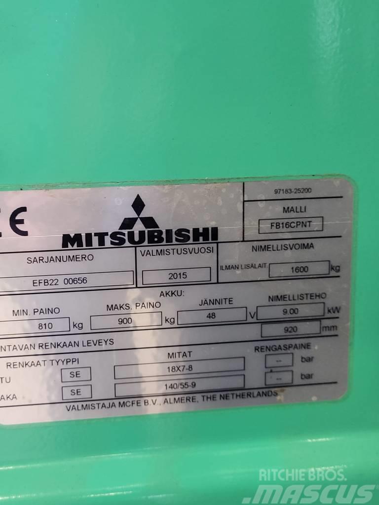 Mitsubishi FB16CPNT " Lappeenrannassa" Carrelli elevatori elettrici