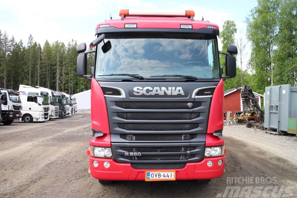 Scania R 580 ja 4-aks PV Camion ribaltabili