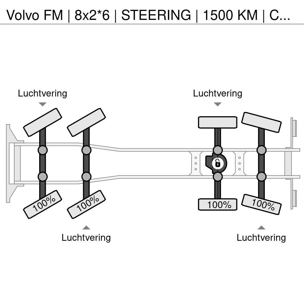 Volvo FM | 8x2*6 | STEERING | 1500 KM | COMPLET 2019 | U Gru per tutti i terreni