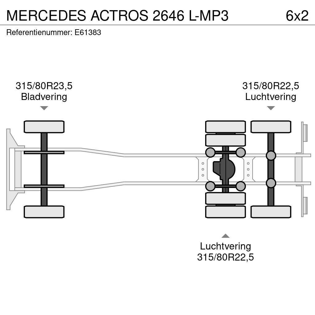 Mercedes-Benz ACTROS 2646 L-MP3 Camion portacontainer