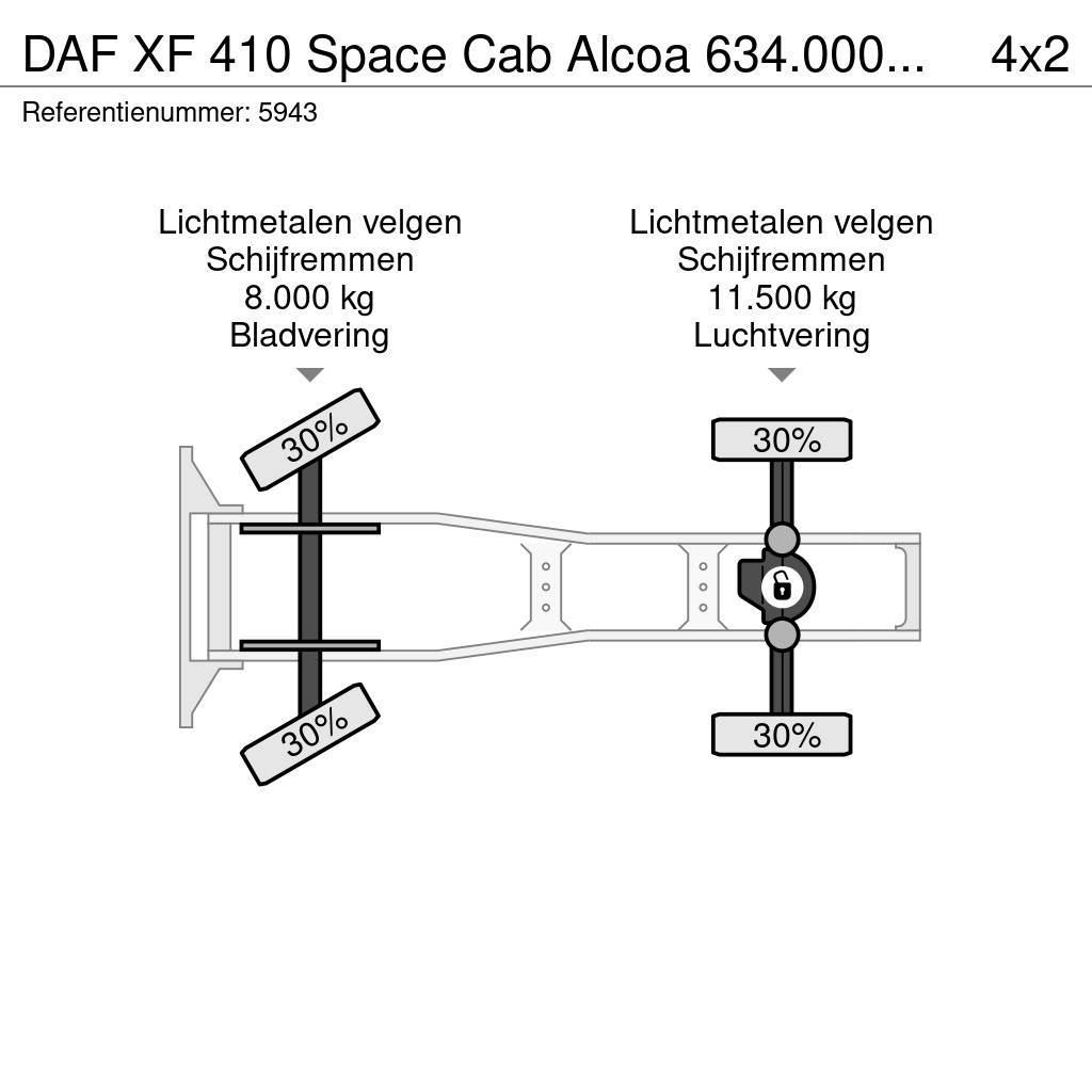 DAF XF 410 Space Cab Alcoa 634.000KM NEW ad-blue pump Motrici e Trattori Stradali