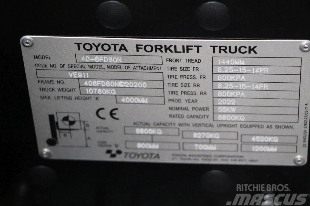 Toyota 40-8FD80N Carrelli elevatori diesel