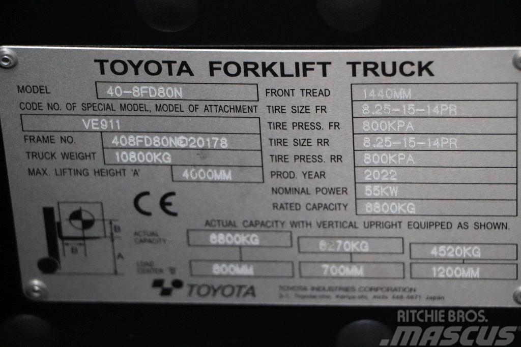 Toyota 40-8FD80N Carrelli elevatori diesel