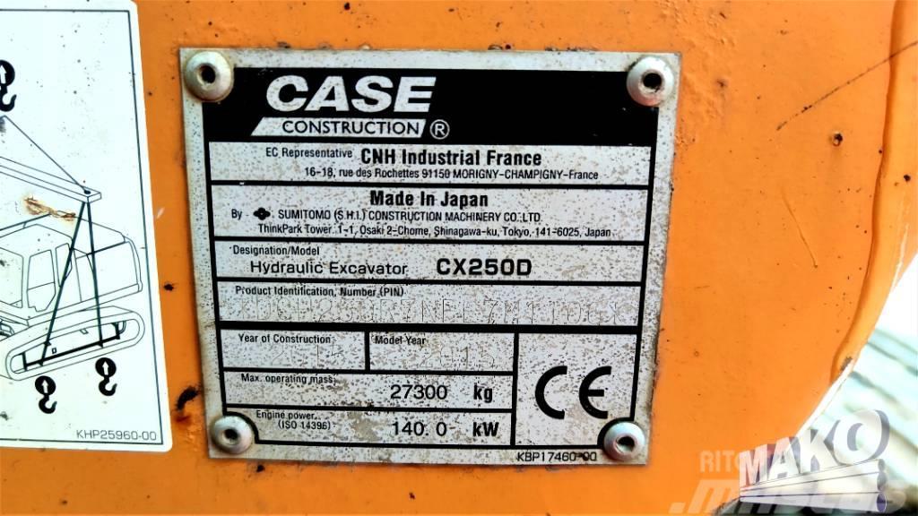 CASE CX 250 D Escavatori cingolati