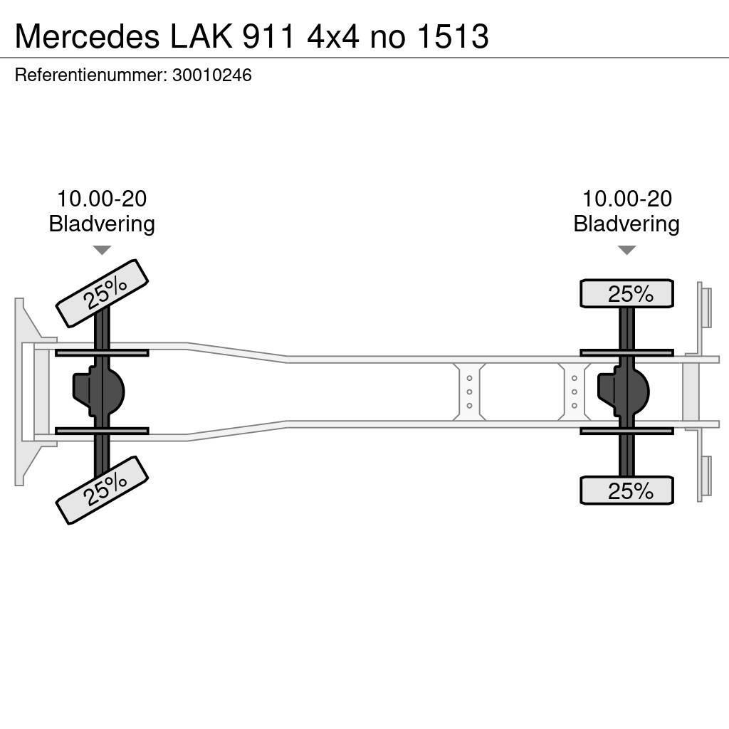 Mercedes-Benz LAK 911 4x4 no 1513 Camion ribaltabili