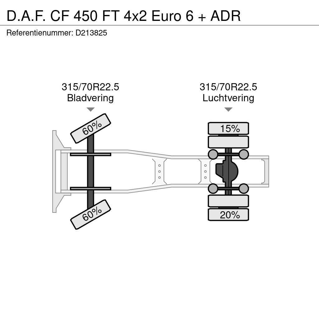 DAF CF 450 FT 4x2 Euro 6 + ADR Motrici e Trattori Stradali